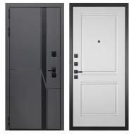 Гранит НаноБлэк лайн, панель 063 Роял Вуд белая со структурой 12 мм