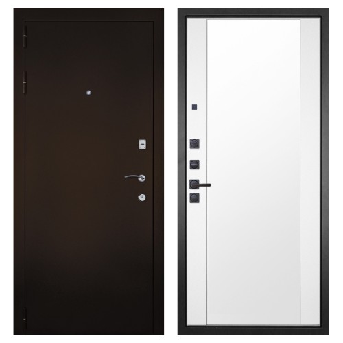 Гранит М1, панель 024 зеркало Макси белый матовый 16 мм