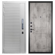 Гранит Пиано Смарт Белая, панель 043 Бетон светлый 12 мм