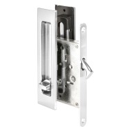 Защелка Punto (Пунто) с ручками для раздвижных дверей SH.SLQ152.011 (Soft LINE SLQ-011) CP хром 