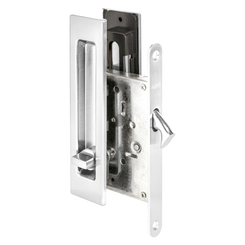 Защелка Punto (Пунто) с ручками для раздвижных дверей SH.SLQ152.011 (Soft LINE SLQ-011) CP хром 