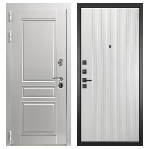 Гранит Лира Белая, панель 076 пиано вертикальная 12 мм