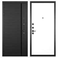 Гранит Пиано Черная, панель 003 Белый 6 мм