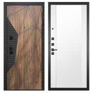 Гранит Континент, панель 024 зеркало Макси белый матовый 16 мм