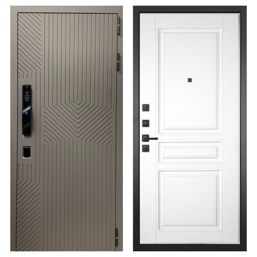 Гранит Смарт Нанорельеф, панель 018 Белый 16 мм