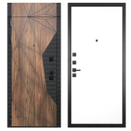 Гранит Континент с фрамугой, панель 003 Белый 6 мм