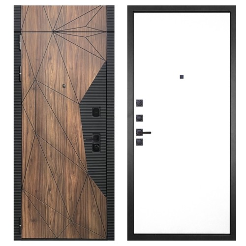 Гранит Континент с фрамугой, панель 003 Белый 6 мм