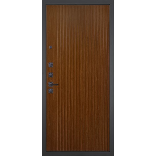 Гранит Эксклюзив, панель 087 Дуб кантри темный с фрезеровкой 10 мм