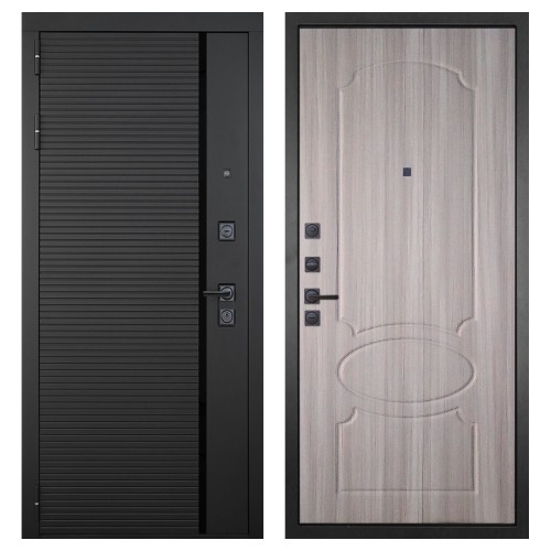 Гранит Пиано Черная, панель 006 Светлый 6 мм