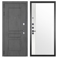 Гранит Лира, панель 075 зеркало макси бок белое 16 мм