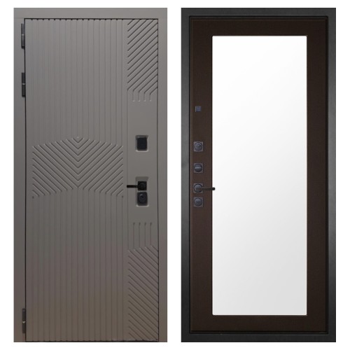 Гранит Нанорельеф, панель 011 зеркало Венге 16 мм