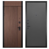 Гранит Шторм с фрамугой, панель 077 графит нубук 12 мм