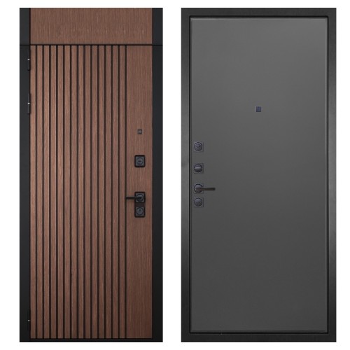 Гранит Шторм с фрамугой, панель 077 графит нубук 12 мм