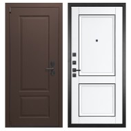 Гранит М3 new, панель 070 Две филенки с молдингом белый матовый 12 мм