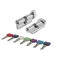 Цилиндровый Punto (Пунто) механизм MaxPro7002Knob70mm(30+10+30) CP хром 7key с вертушкой 