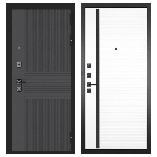 Гранит Гранж, панель 053 Пиано белая 12 мм