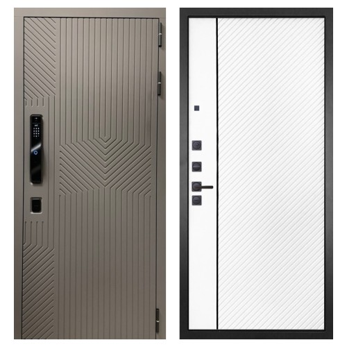 Гранит Смарт Нанорельеф, панель 078 Белая матовая 12 мм