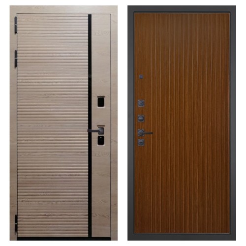 Гранит Пиано Эко, панель 087 Дуб кантри темный с фрезеровкой 10 мм