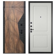 Гранит Континент с фрамугой, панель 055 Силк тирамису 12 мм