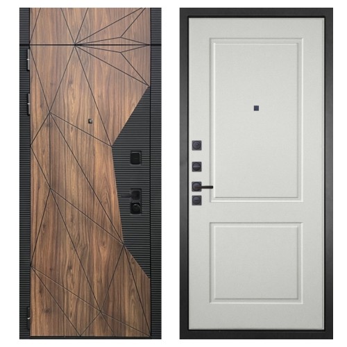 Гранит Континент с фрамугой, панель 055 Силк тирамису 12 мм