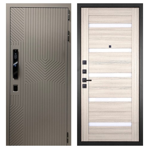 Гранит Смарт Нанорельеф, панель 030 царга Сандал светлая 16 мм