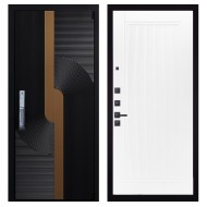 Гранит Смарт Люкс, панель 082 Белый софт рельеф 10 мм