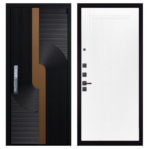 Гранит Смарт Люкс, панель 082 Белый софт рельеф 10 мм