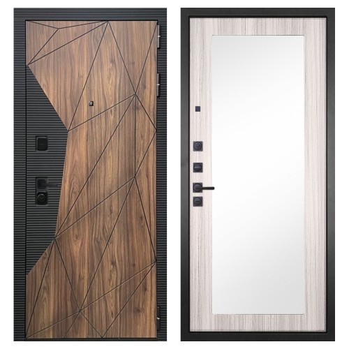 Гранит Континент, панель 032 зеркало Сандал светлый 12 мм