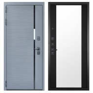 Гранит Пиано Серая, панель 071 зеркало Фацет 16 мм