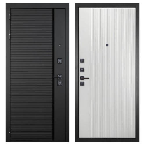 Гранит Пиано Черная, панель 076 пиано вертикальная 12 мм