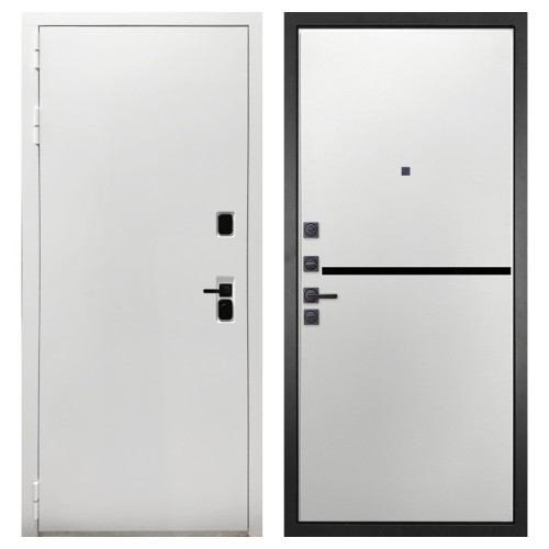 Гранит Вайт, панель 073 горизонт белая 10 мм