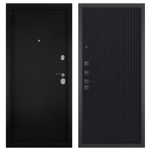 Гранит М8, панель 088 Черный кварц с фрезеровкой 10 мм