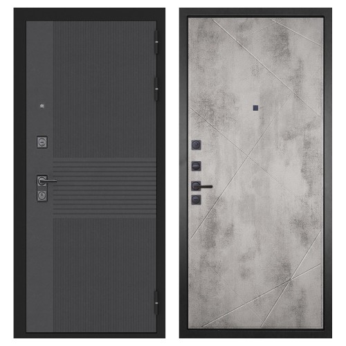 Гранит Гранж, панель 044 Бетон светлый 12 мм