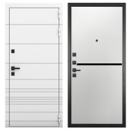 Гранит Роял белая NEW, панель 073 горизонт белая 10 мм