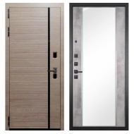 Гранит Пиано Эко, панель 051 зеркало Бетон светлый 16 мм