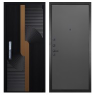 Гранит Смарт Люкс, панель 077 графит нубук 12 мм