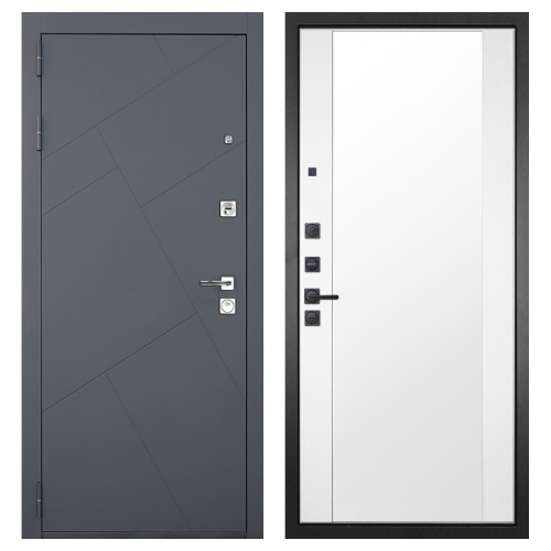 Гранит Ультра C3, панель 024 зеркало Макси белый матовый 16 мм