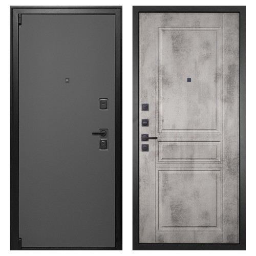 Гранит Лайт Графит, панель 043 Бетон светлый 12 мм