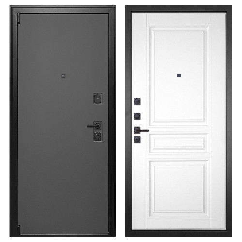 Гранит Лайт Графит, панель 018 Белый 16 мм