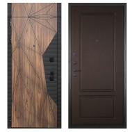 Гранит Континент с фрамугой, панель 027 Венге 10 мм