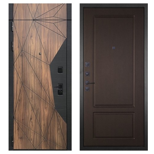 Гранит Континент с фрамугой, панель 027 Венге 10 мм