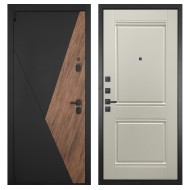 Гранит Геометрия, панель 064 Роял Вуд светлая со структурой 12 мм