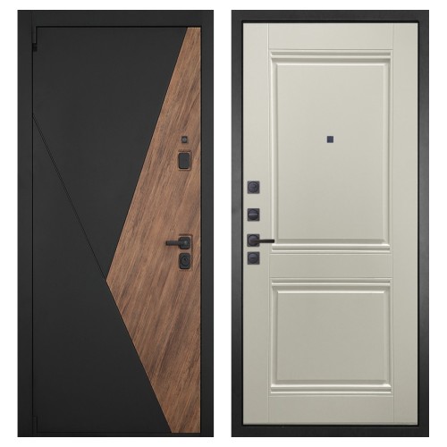 Гранит Геометрия, панель 064 Роял Вуд светлая со структурой 12 мм