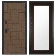 Гранит Плэй, панель 011 зеркало Венге 16 мм