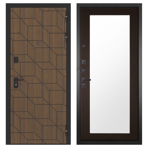 Гранит Плэй, панель 011 зеркало Венге 16 мм