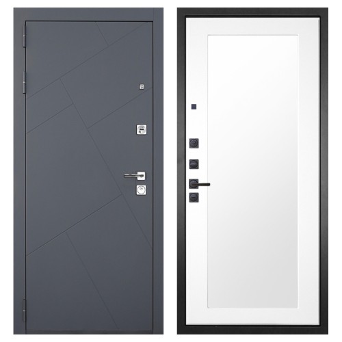 Гранит Ультра C3, панель 010 зеркало Белый матовый 16 мм