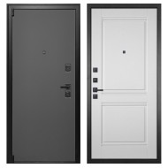 Гранит Лайт Графит, панель 063 Роял Вуд белая со структурой 12 мм