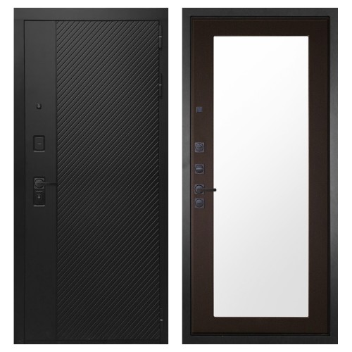 Гранит Симметрия, панель 011 зеркало Венге 16 мм