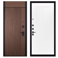 Гранит Шторм с фрамугой, панель 082 Белый софт рельеф 10 мм