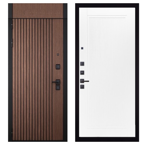 Гранит Шторм с фрамугой, панель 082 Белый софт рельеф 10 мм